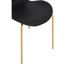 Dining Chair with Black Seat | Laila