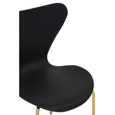 Dining Chair with Black Seat | Laila