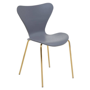 Dining Chair with Grey Seat | Laila