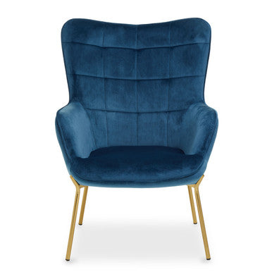 Blue Velvet Chair | Stockholm
