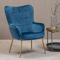 Blue Velvet Chair | Stockholm