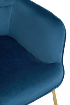 Blue Velvet Chair | Stockholm