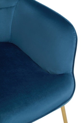 Blue Velvet Chair | Stockholm