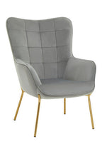 Grey Velvet Chair | Stockholm
