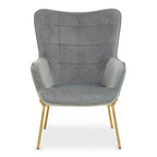 Grey Velvet Chair | Stockholm
