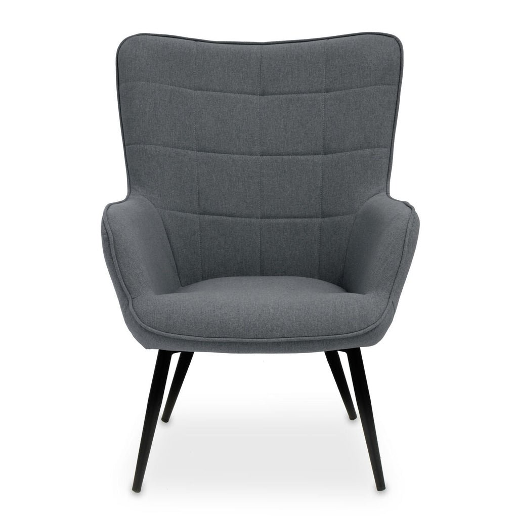 Grey Fabric Armchair | Stockholm