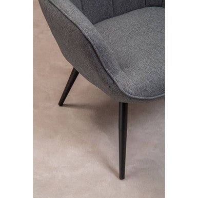 Grey Fabric Armchair | Stockholm