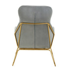 Grey Velvet Armchair | Stockholm