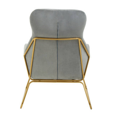 Grey Velvet Armchair | Stockholm