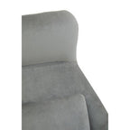 Grey Velvet Armchair | Stockholm