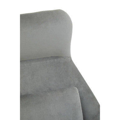 Grey Velvet Armchair | Stockholm