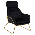 Black Velvet Armchair | Stockholm