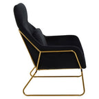 Black Velvet Armchair | Stockholm