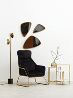 Black Velvet Armchair | Stockholm
