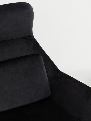 Black Velvet Armchair | Stockholm