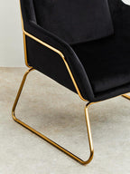 Black Velvet Armchair | Stockholm