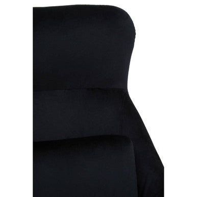 Black Velvet Armchair | Stockholm