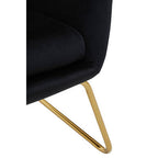 Black Velvet Armchair | Stockholm