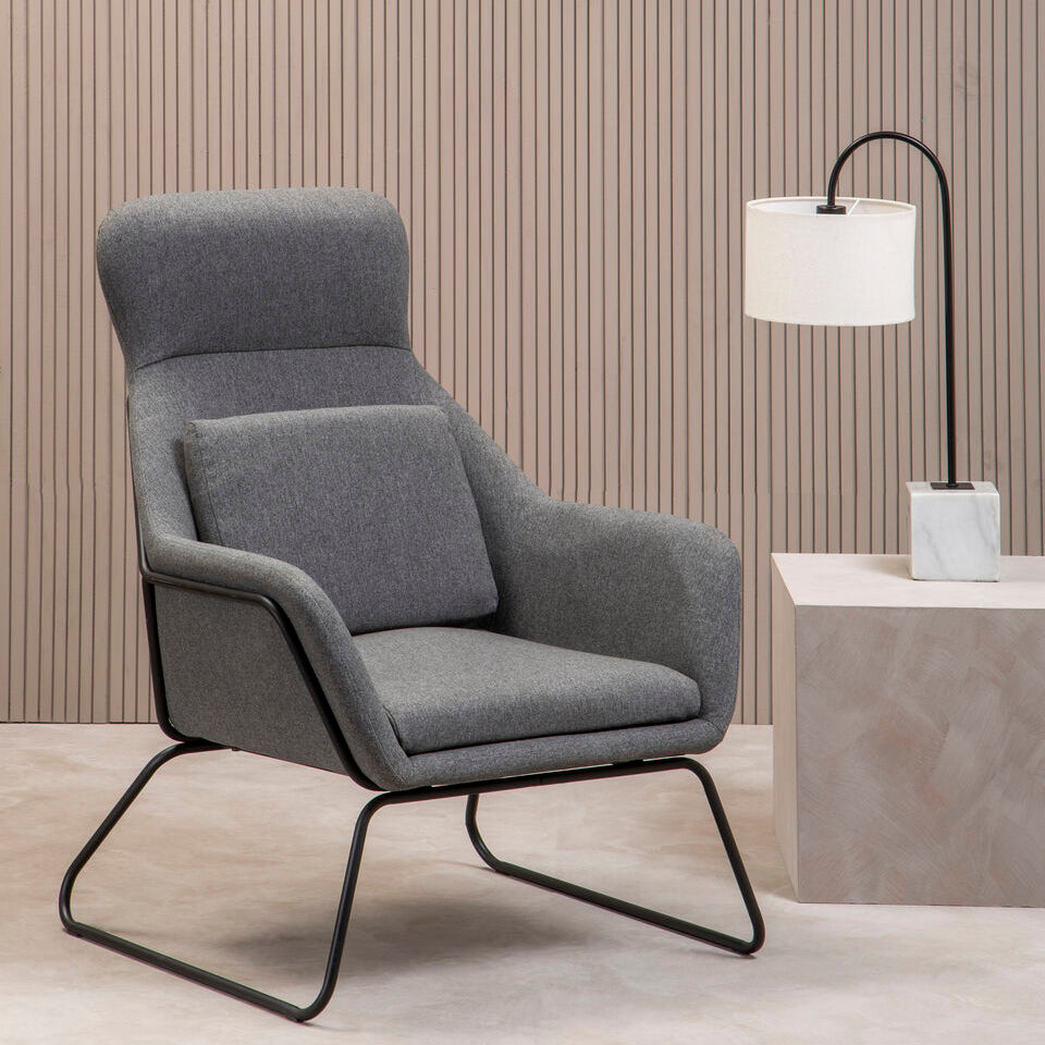 Grey Fabric Chair | Stockholm