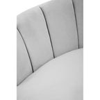 3 Seater Grey Velvet Sofa | Hasna