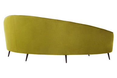 3 Seater Olive Velvet Sofa, Hasina