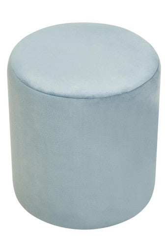 Blue Velvet Pouffe | Haley