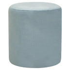 Blue Velvet Pouffe | Haley