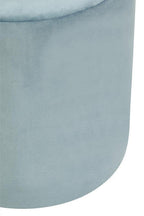 Blue Velvet Pouffe | Haley