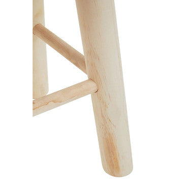 White Cotton Rope Stool | Lentigo