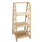 Three Tier Rattan Square Shelf Unit | Mataram
