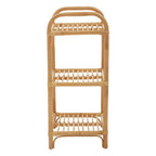 3 Tier Natural Rattan Shelf Unit | Mataram