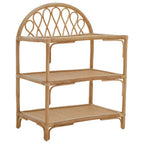 Three Tier Natural Rattan Shelf Unit | Mataram