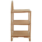 Three Tier Natural Rattan Shelf Unit | Mataram