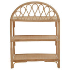 Three Tier Natural Rattan Shelf Unit | Mataram