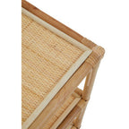 Three Tier Natural Rattan Shelf Unit | Mataram