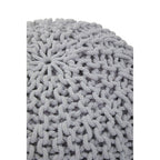 Grey Knit Pouffe | Kids
