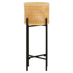 Small Rattan Planter with Metal Stand | Depok