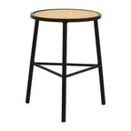 Rattan Seat Stool with Metal Legs | Depok