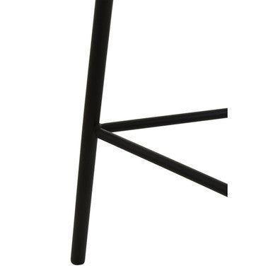 Rattan Seat Stool with Metal Legs | Depok