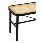 Metal and Rattan Bench | Depok