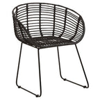 Black Natural Rattan Chair | Lagom