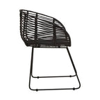 Black Natural Rattan Chair | Lagom