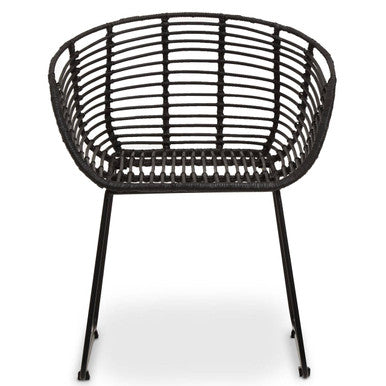 Black Natural Rattan Chair | Lagom