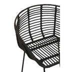 Black Natural Rattan Chair | Lagom