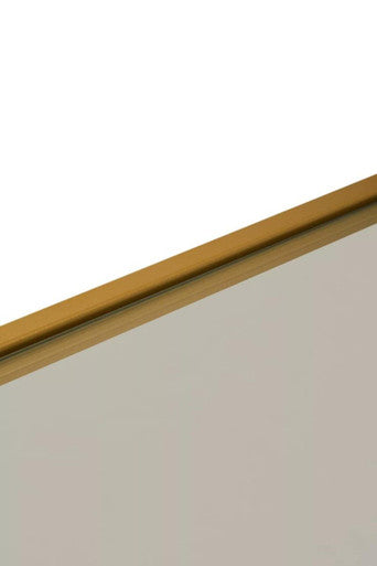 Clear Glass Top and Gold Finish Frame Console Table | Avento