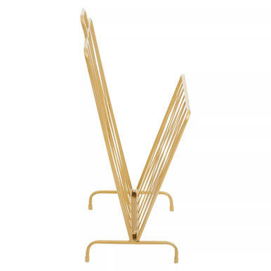 Gold Finish Magazine Rack | Avento