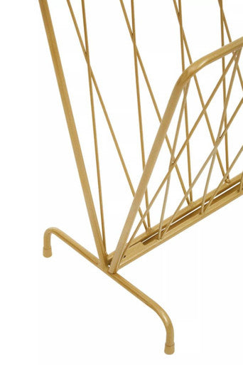 Gold Finish Magazine Rack | Avento
