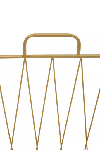 Gold Finish Magazine Rack | Avento
