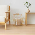 Gold Finish Magazine Rack | Avento