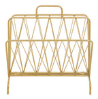 Gold Finish Two Pocket Magazine Rack | Avento